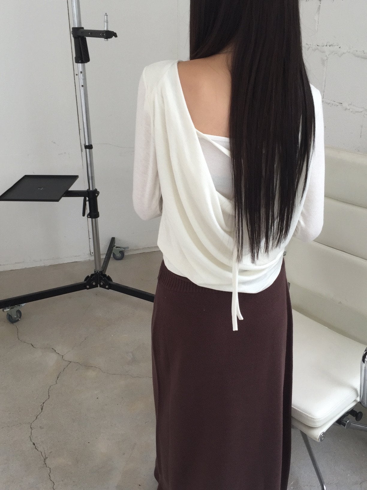 카울넥 루즈핏 티셔츠
