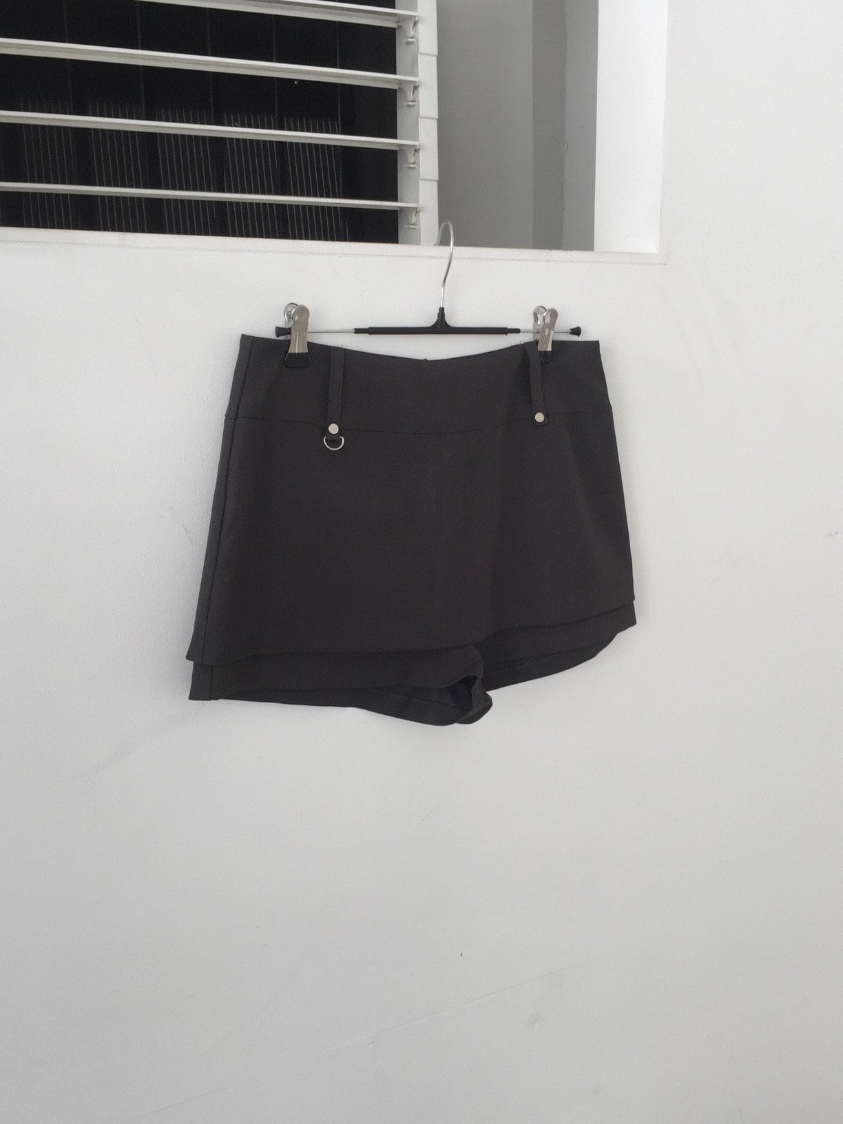 벨트클립 레이어드 스커트팬츠